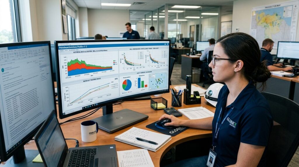 PetroleumSolutions Profile Historical Rate Allocation Dashboard