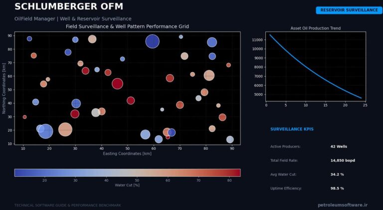 Schlumberger OFM Well & Reservoir Surveillance Grid